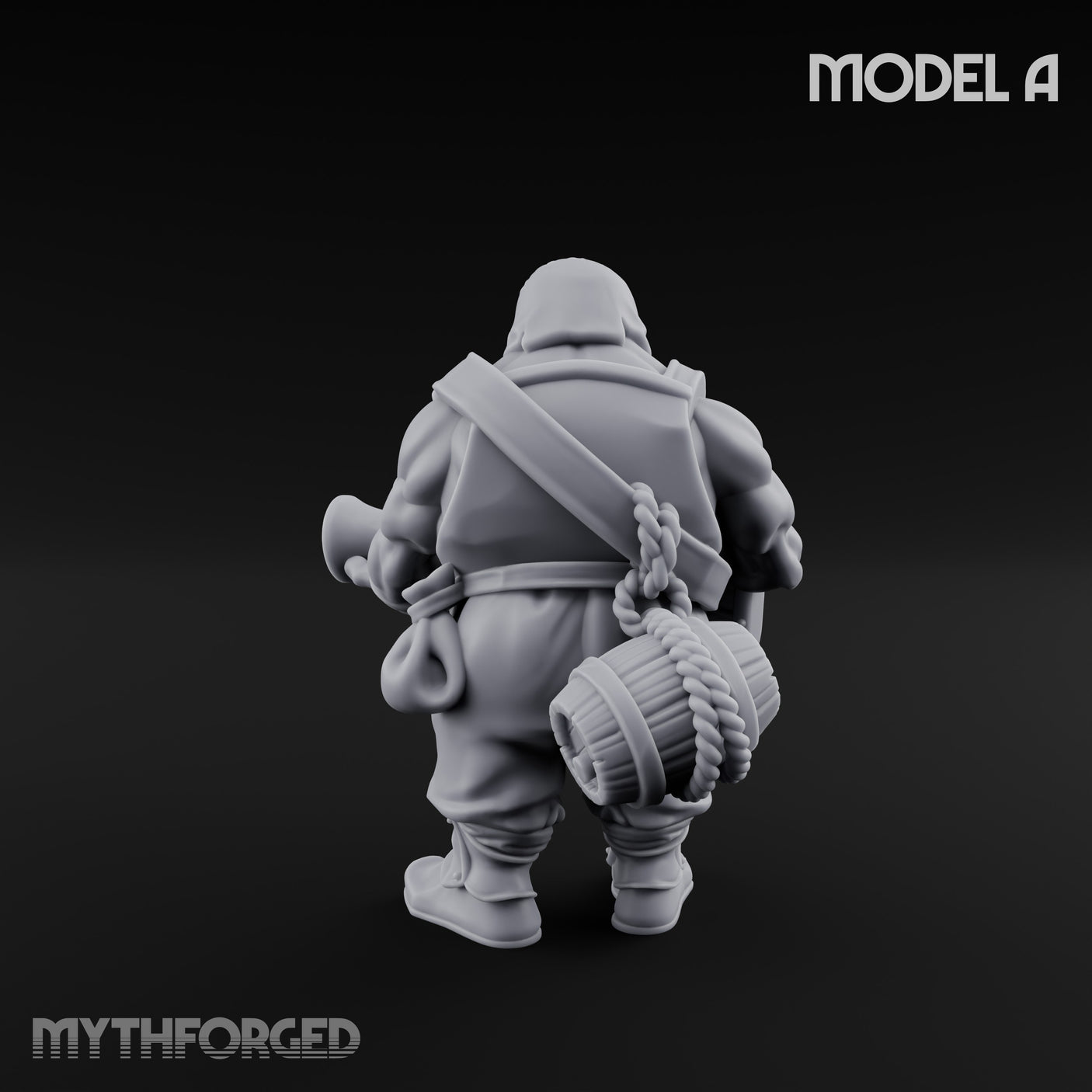 Blunderbuss Clutching Ogre Blunderbussier A Miniature for Dungeons and Dragons, Pathfinder or other TTRPGs