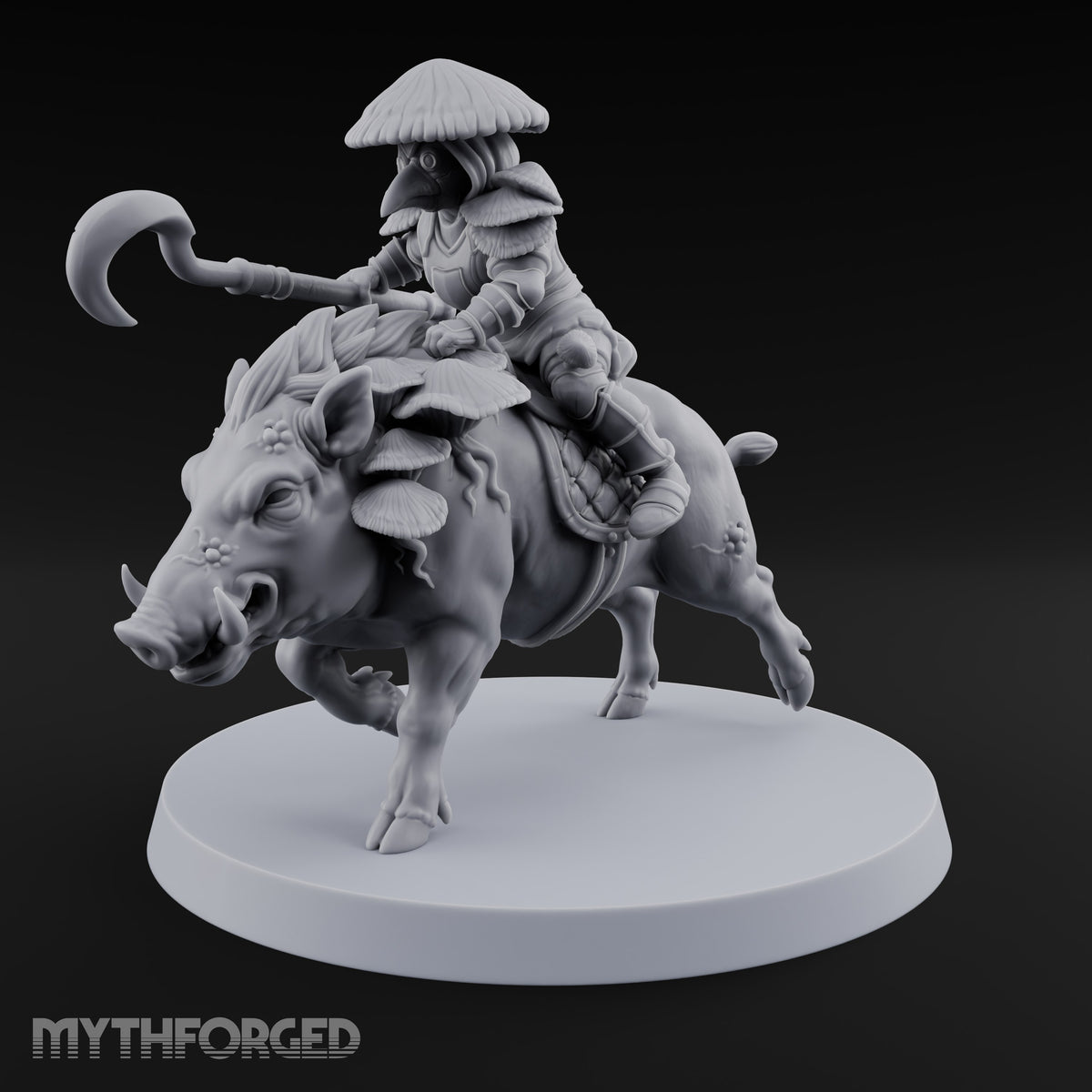 Truffle Hunt Gone Hostile Kenku Boar Rider
