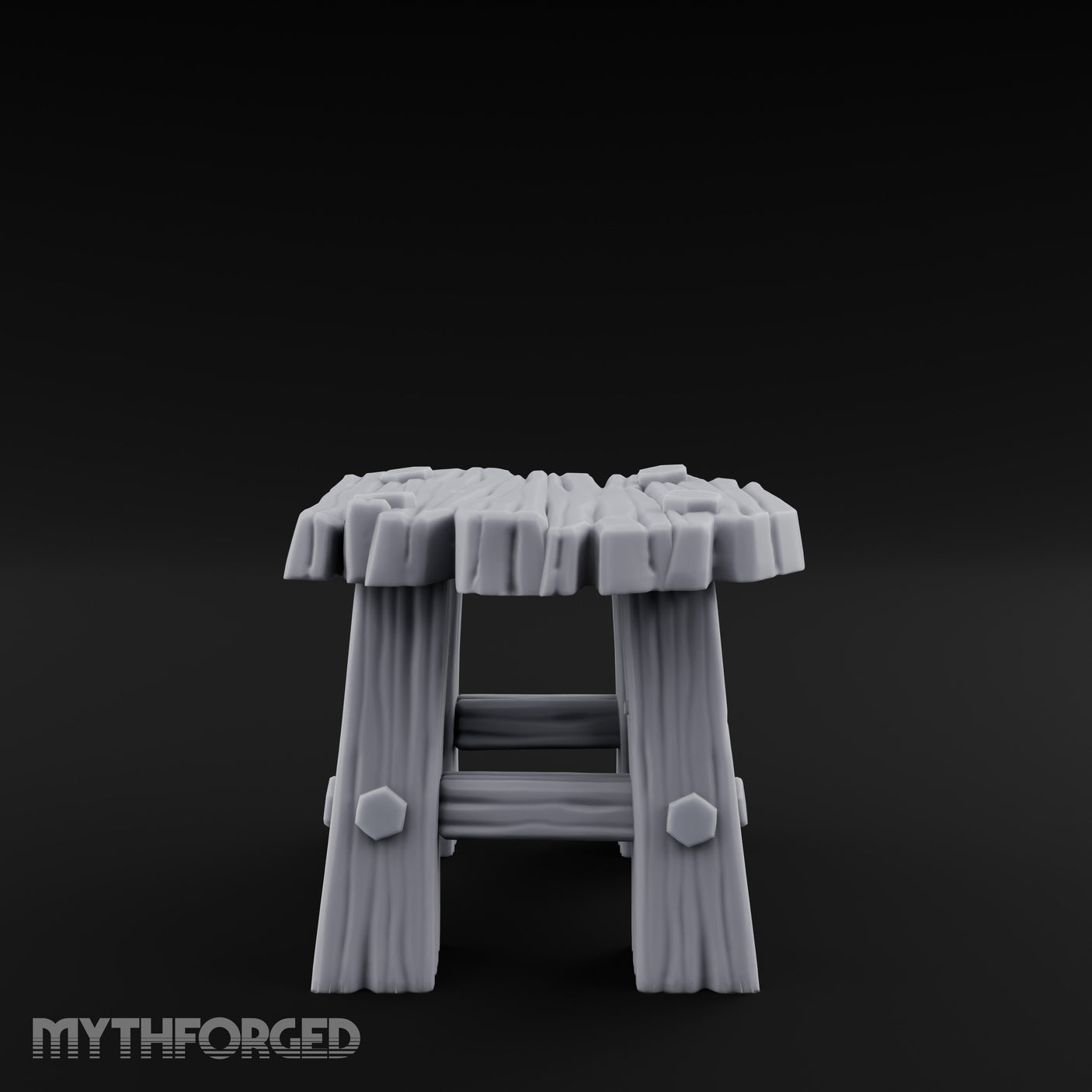 Bolt-Jointed Splinter-Topped Tavern Stool gallery 5