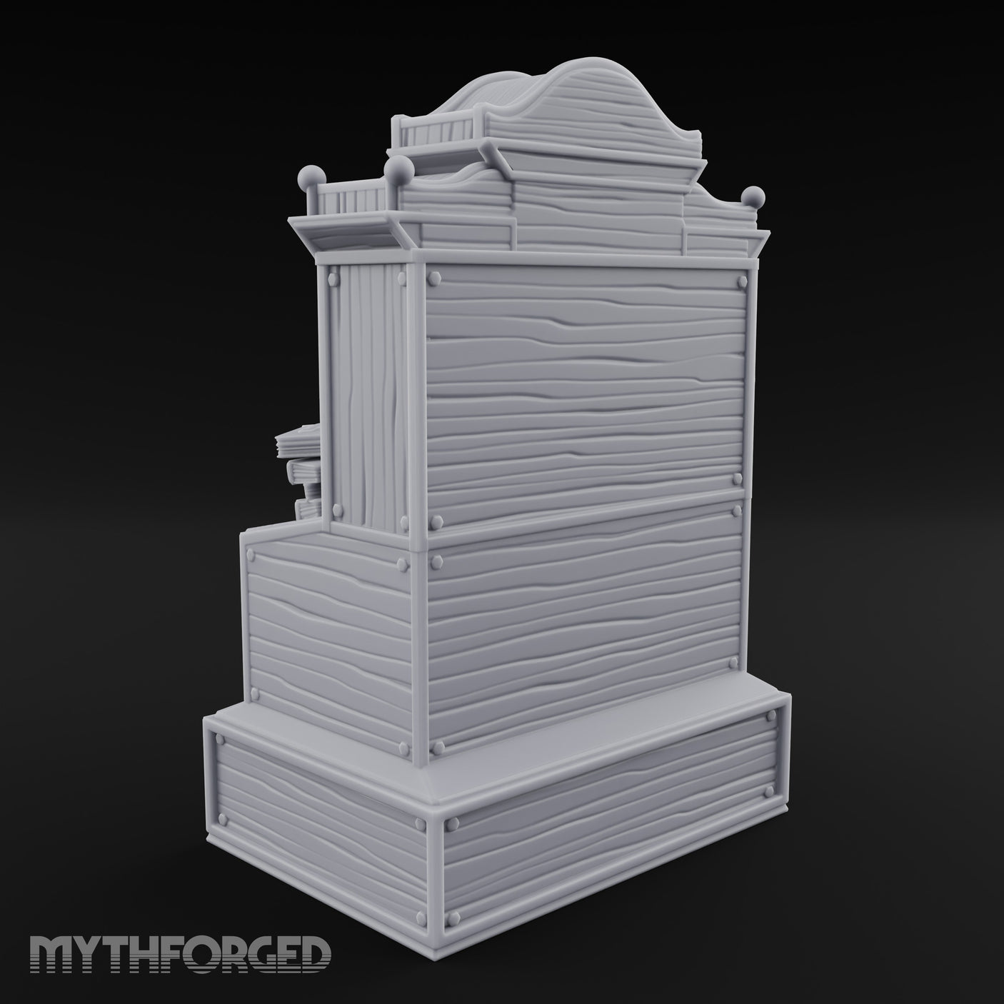 Bone-Displayed Drawer-Banked Scholar's Grand Cabinet Bookcase gallery 6
