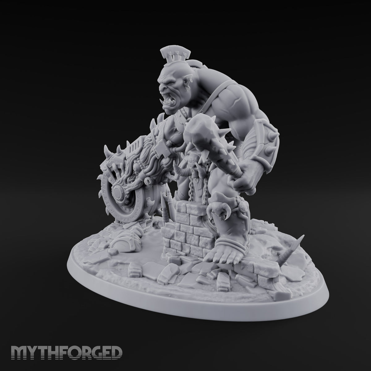 Grinds Through Every Wall Orc Warrior