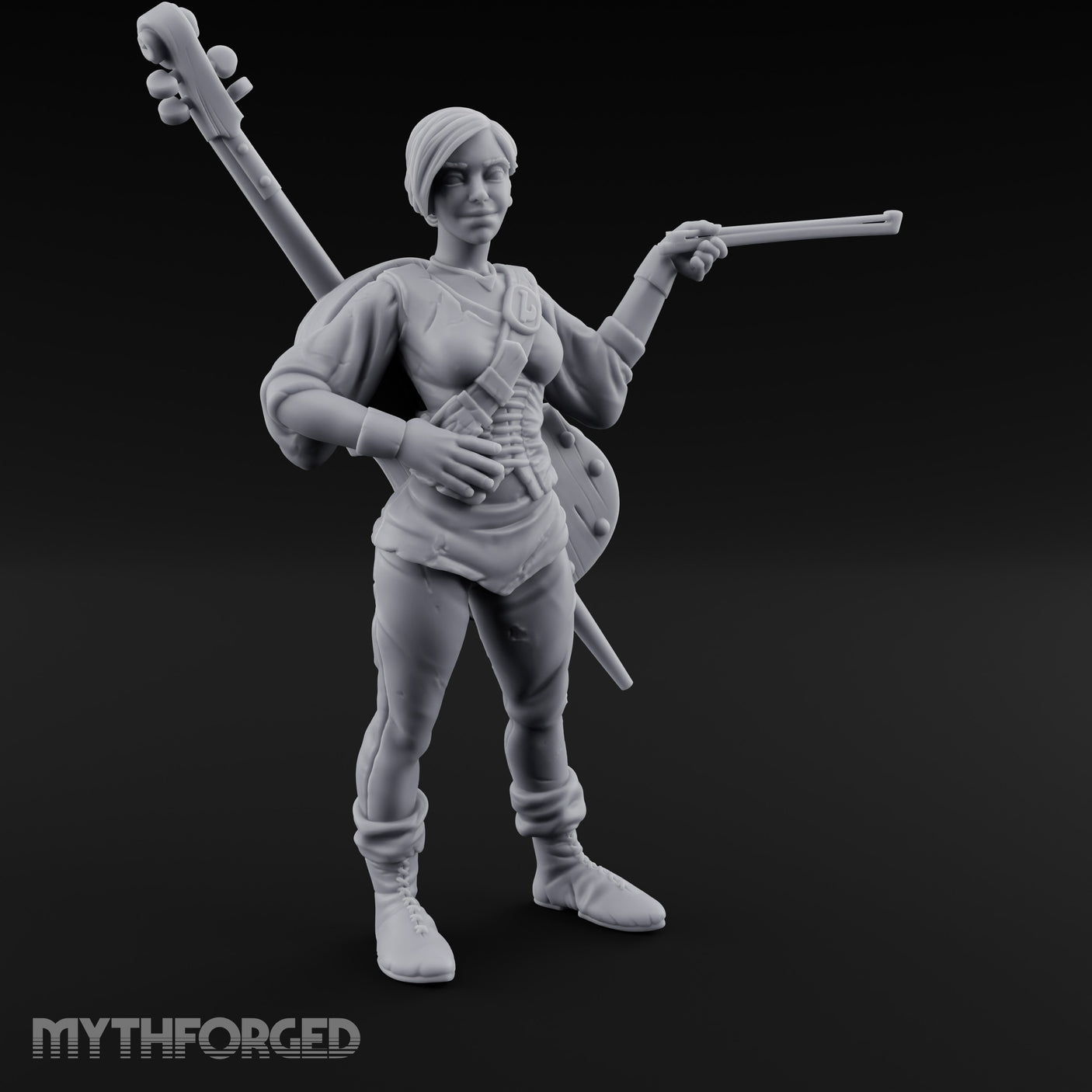 Bow Carrying Human Bard gallery 2