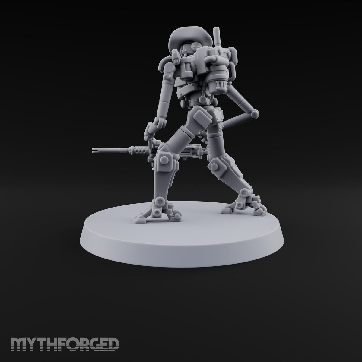 Weapons at the Ready Weird War British Automaton Heavy Machine Gunner A