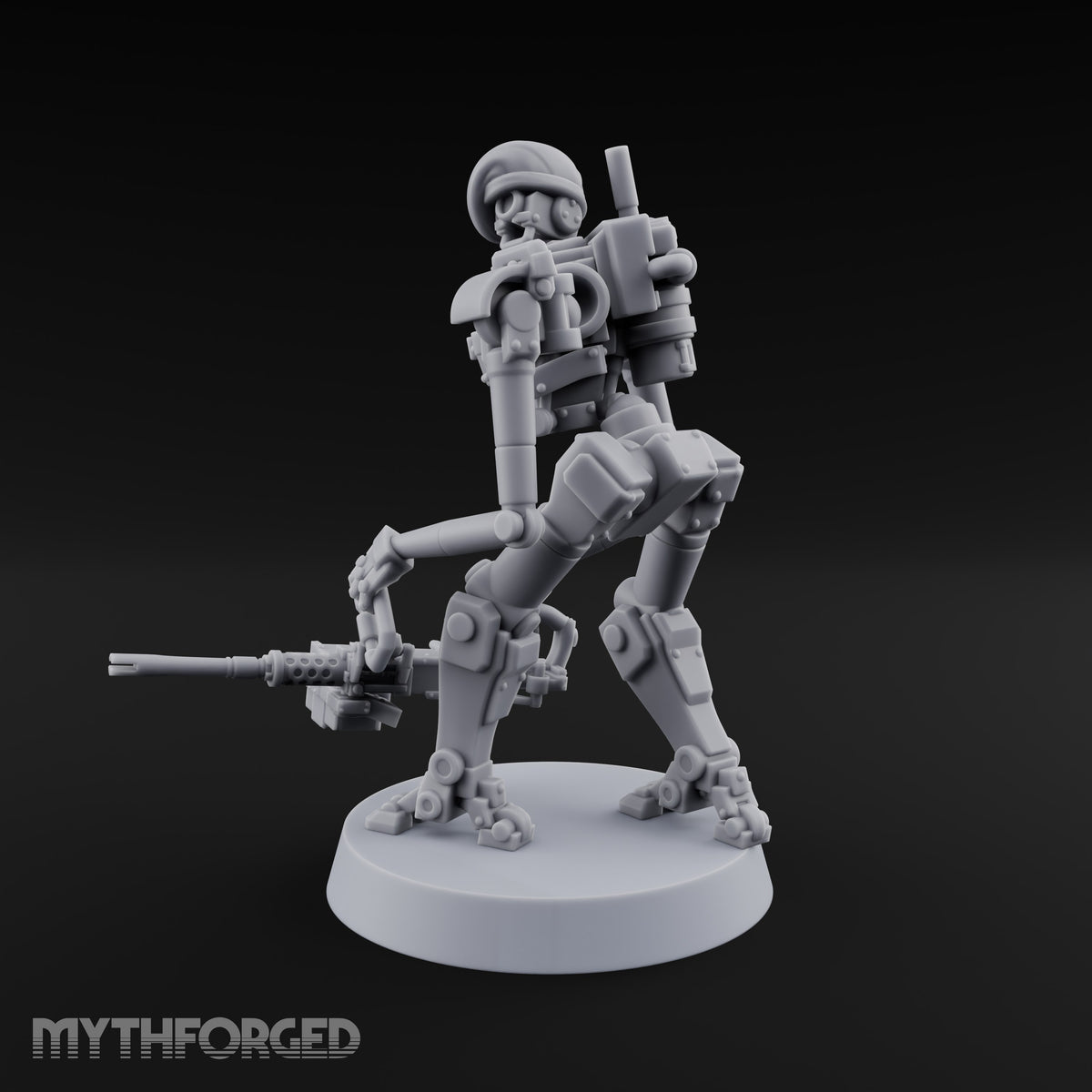 Weapons at the Ready Weird War British Automaton Heavy Machine Gunner D