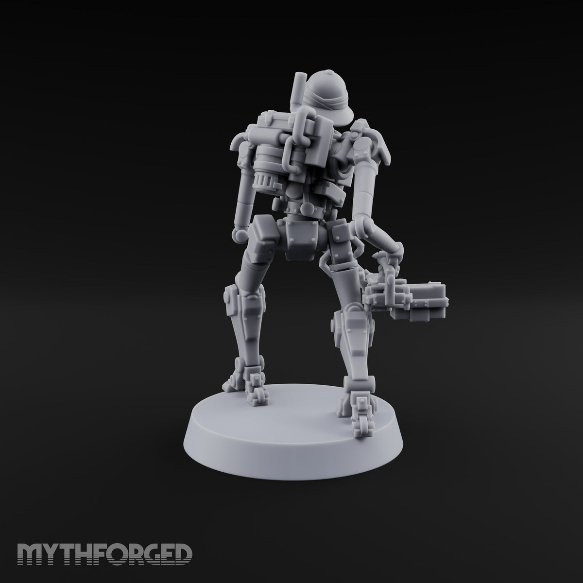 Weapons at the Ready Weird War British Automaton Heavy Machine Gunner F