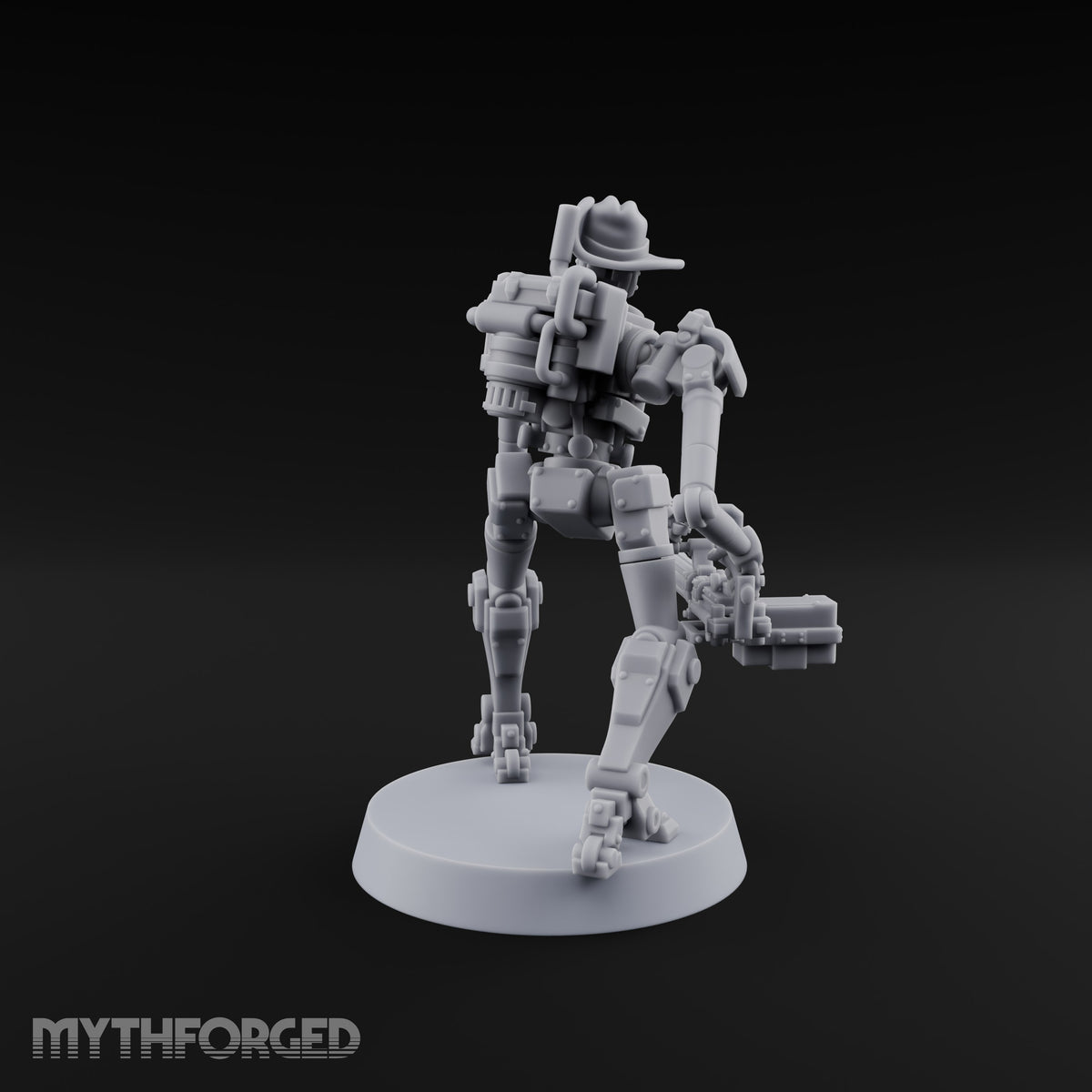 Guns at the Hip Weird War Automaton Machine Gunner A