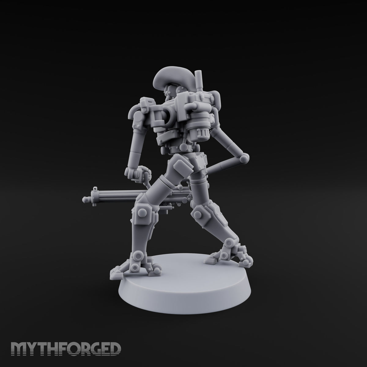 Guns at the Hip Weird War Automaton Machine Gunner A