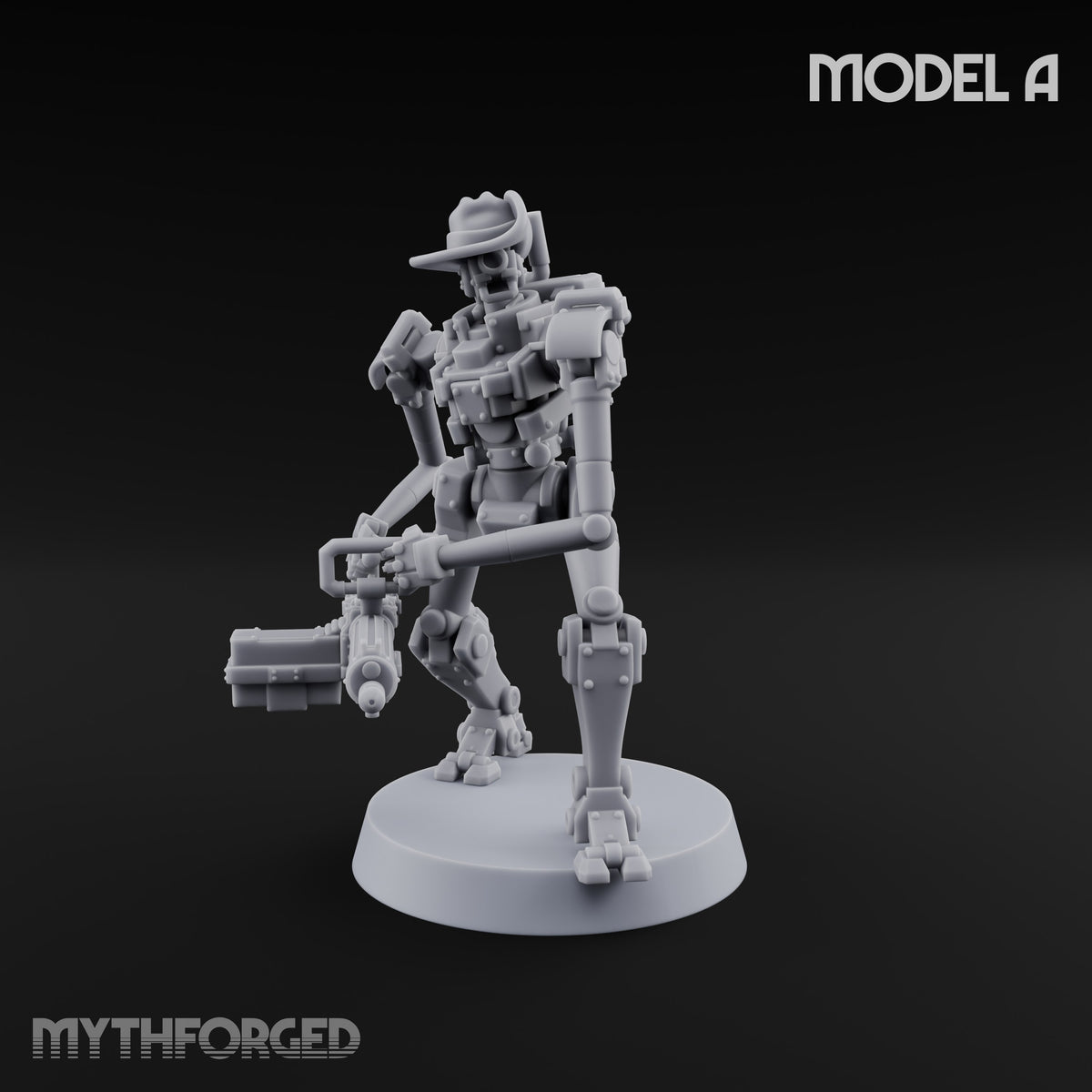 Guns at the Hip Weird War Automaton Machine Gunners — A