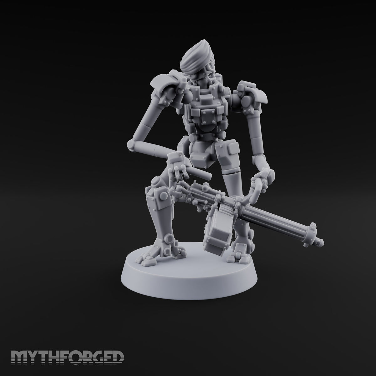 Guns at the Hip Weird War Automaton Machine Gunners — B