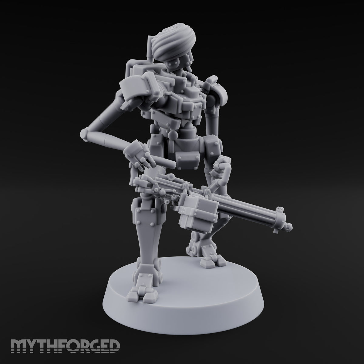 Guns at the Hip Weird War Automaton Machine Gunners — C