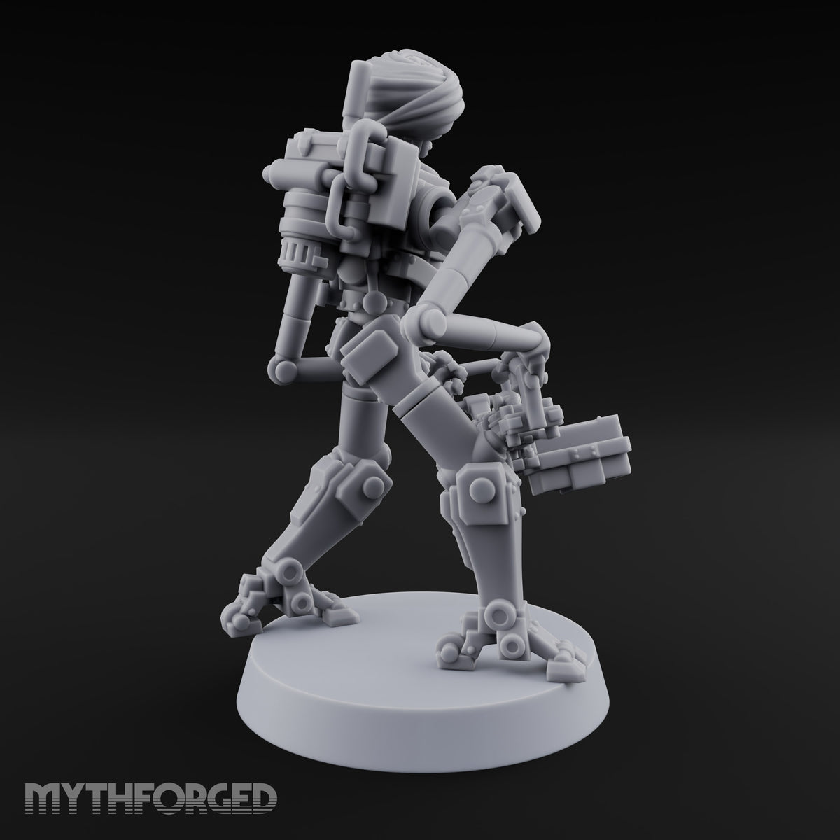 Guns at the Hip Weird War Automaton Machine Gunner C