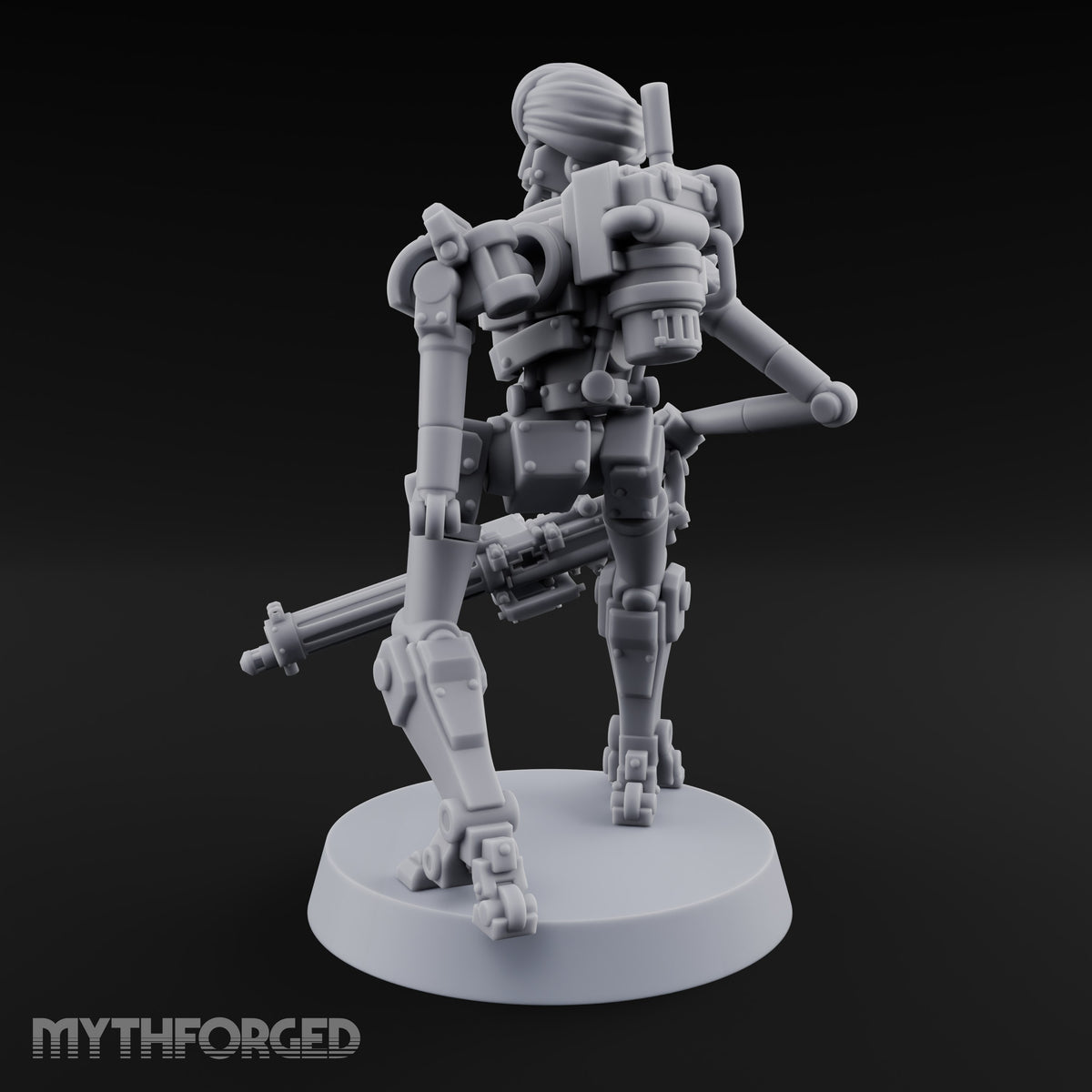 Guns at the Hip Weird War Automaton Machine Gunner C