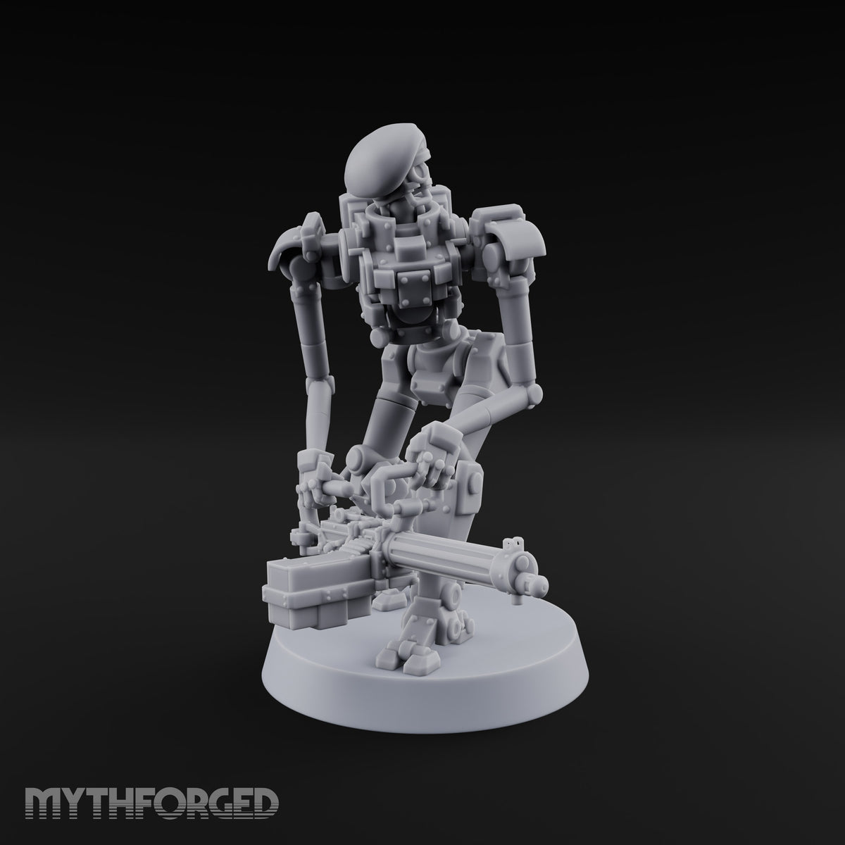 Guns at the Hip Weird War Automaton Machine Gunners — D