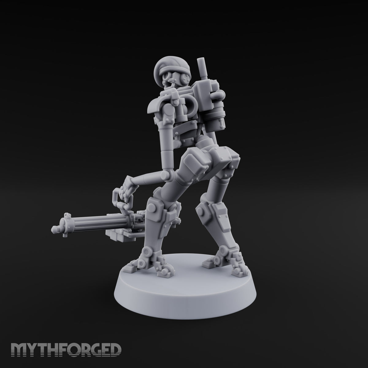 Guns at the Hip Weird War Automaton Machine Gunner D
