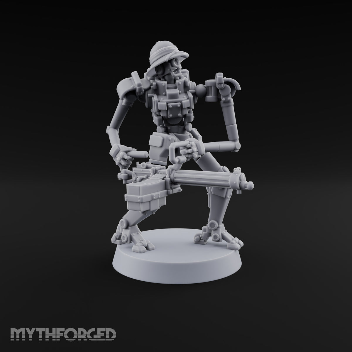 Guns at the Hip Weird War Automaton Machine Gunner F