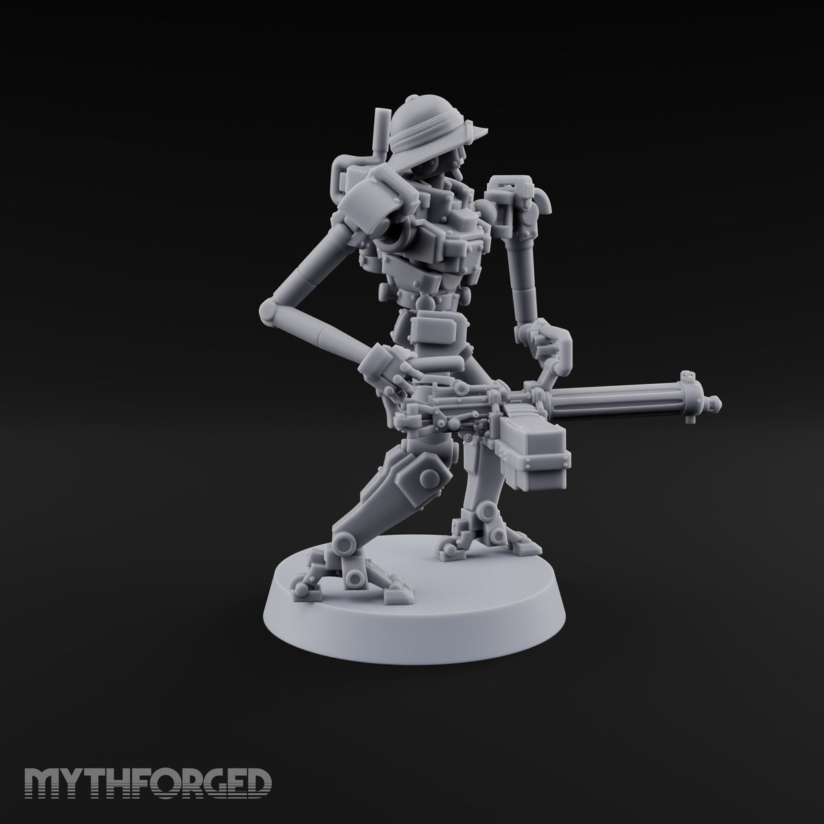 Guns at the Hip Weird War Automaton Machine Gunners — F