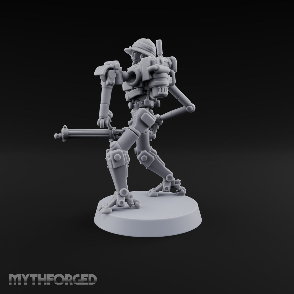 Guns at the Hip Weird War Automaton Machine Gunner F