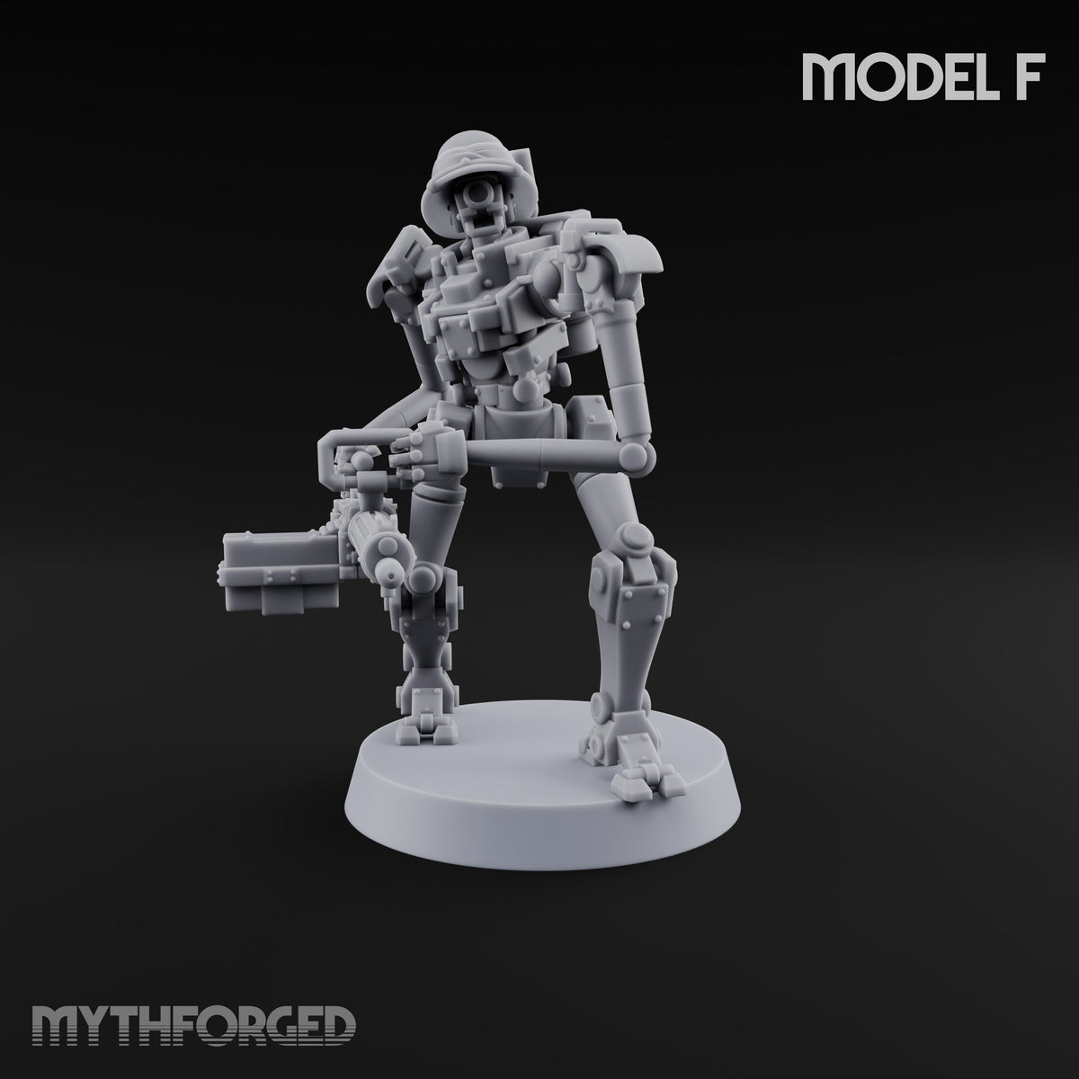 Guns at the Hip Weird War Automaton Machine Gunners — F