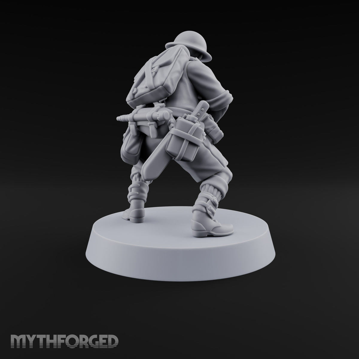 Sweeping the Perimeter Human Bullpup Rifleman J