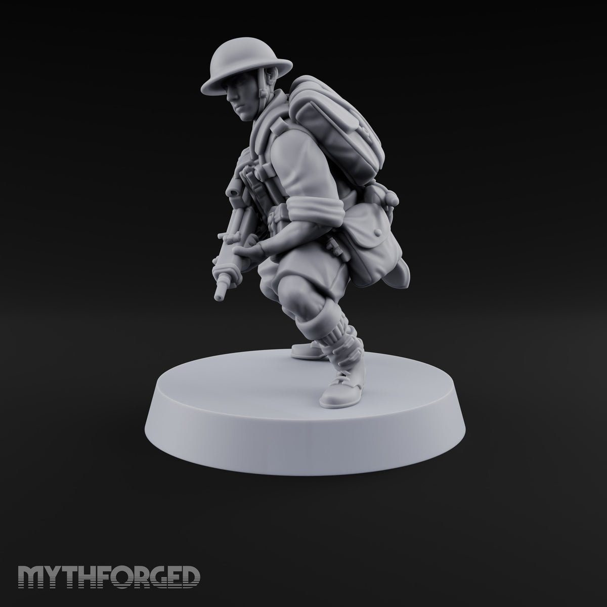 Sweeping the Perimeter Human Bullpup Rifleman J