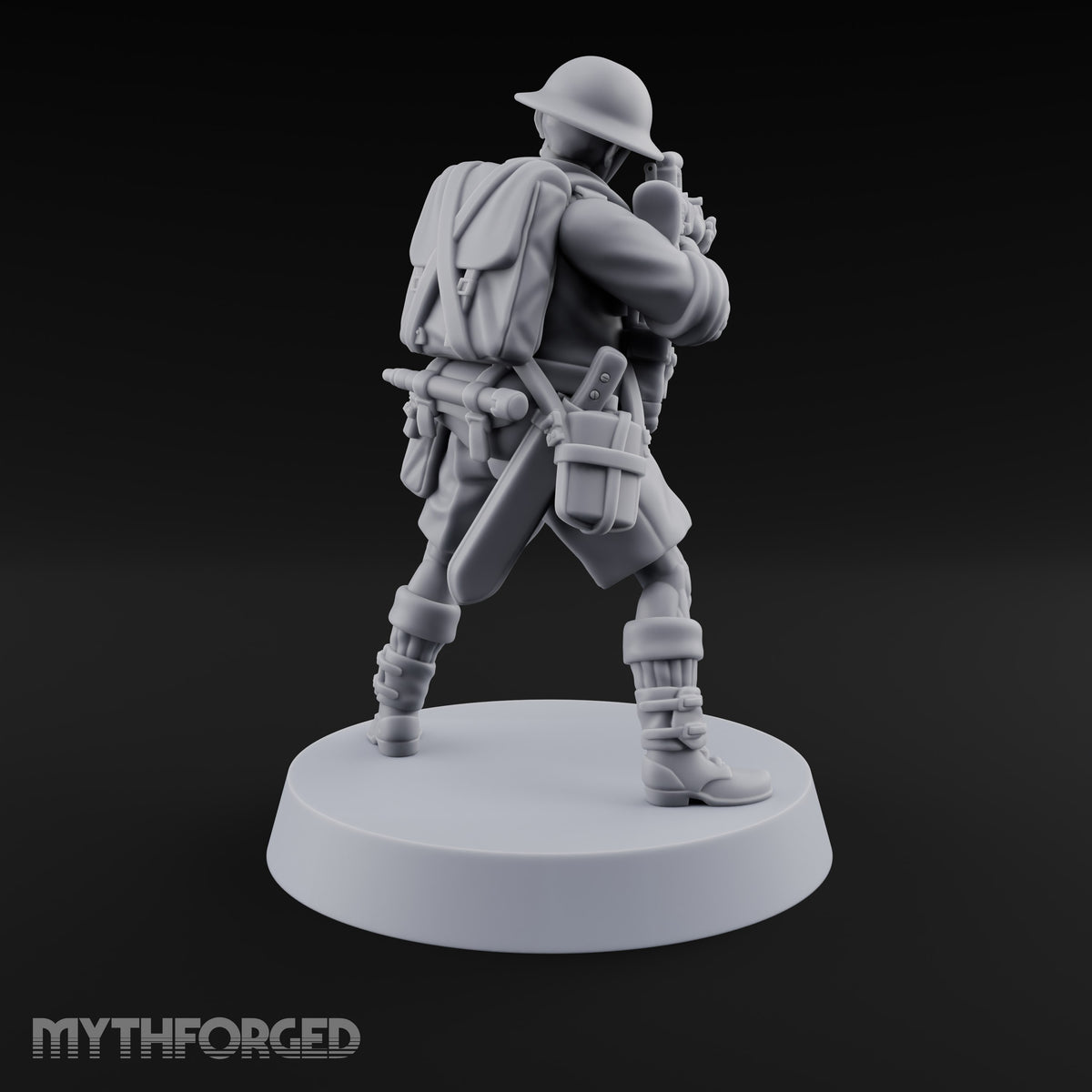 Sweeping the Perimeter Human Bullpup Rifleman A