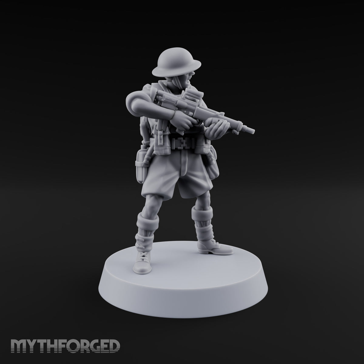 Sweeping the Perimeter Human Bullpup Rifleman C
