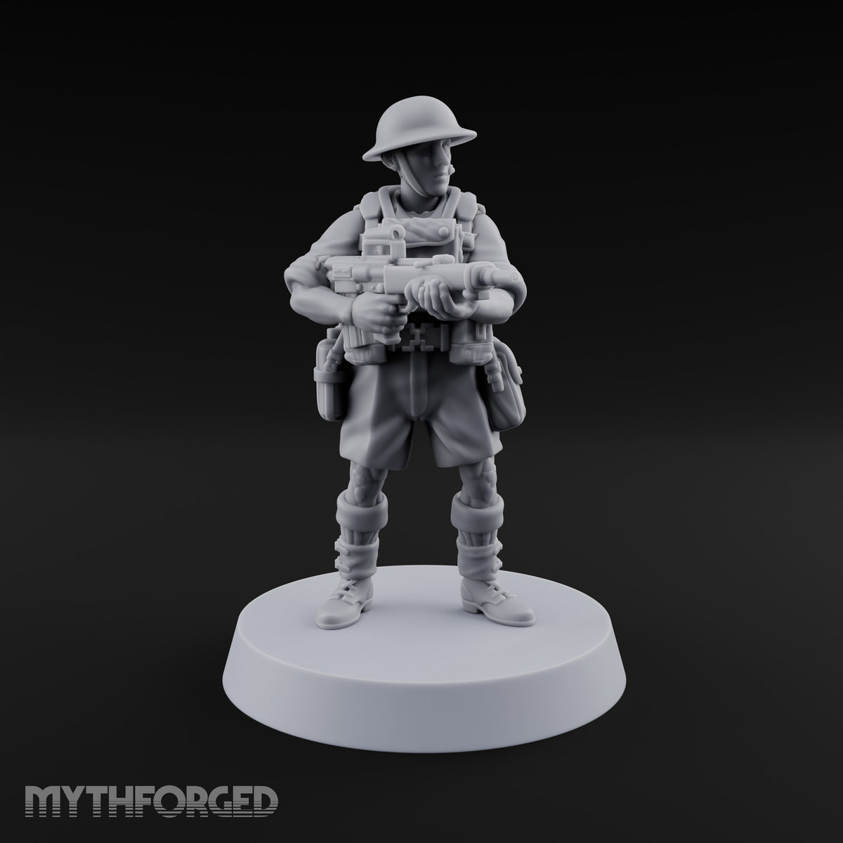 Sweeping the Perimeter Human Bullpup Rifleman D