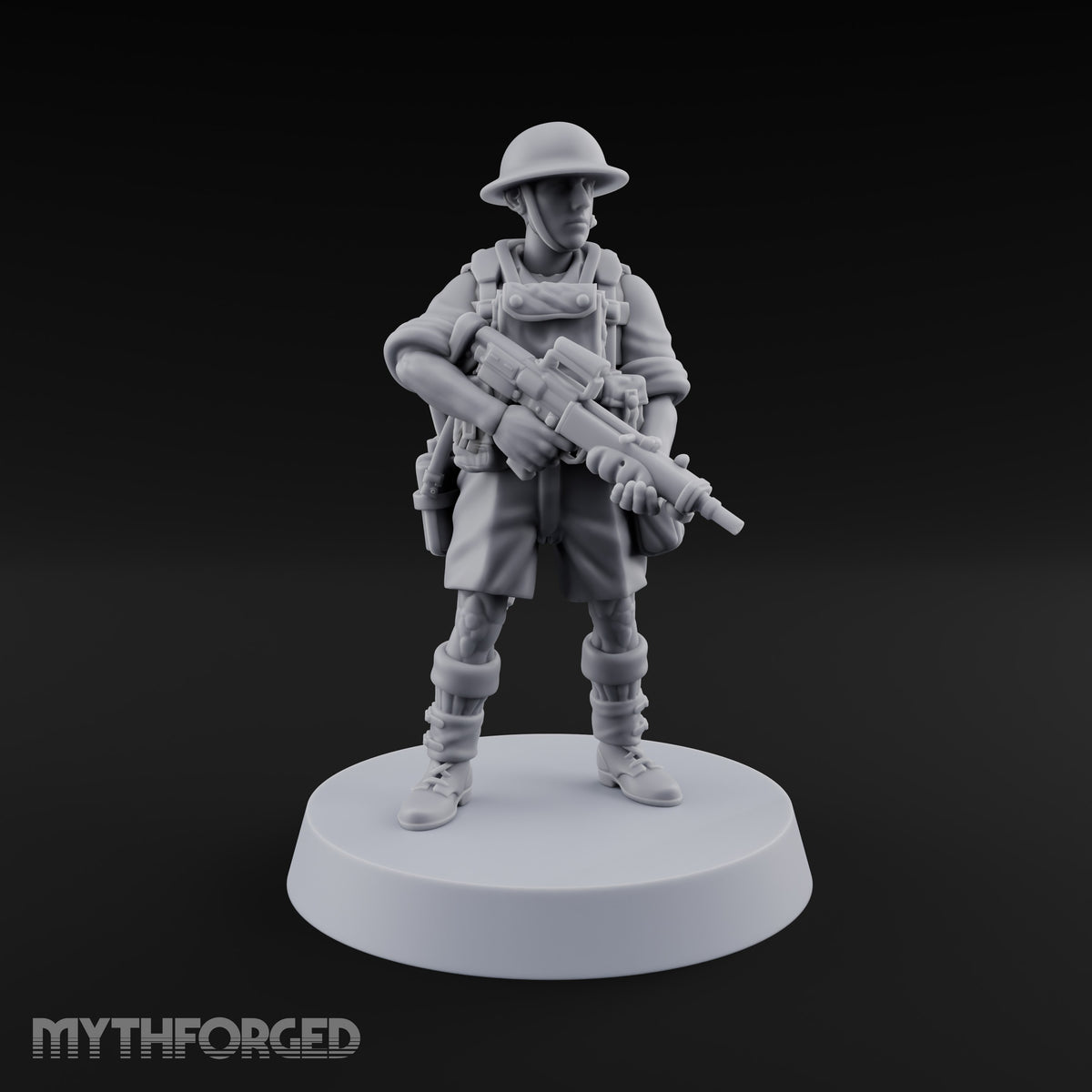 Sweeping the Perimeter Human Bullpup Riflemen — E