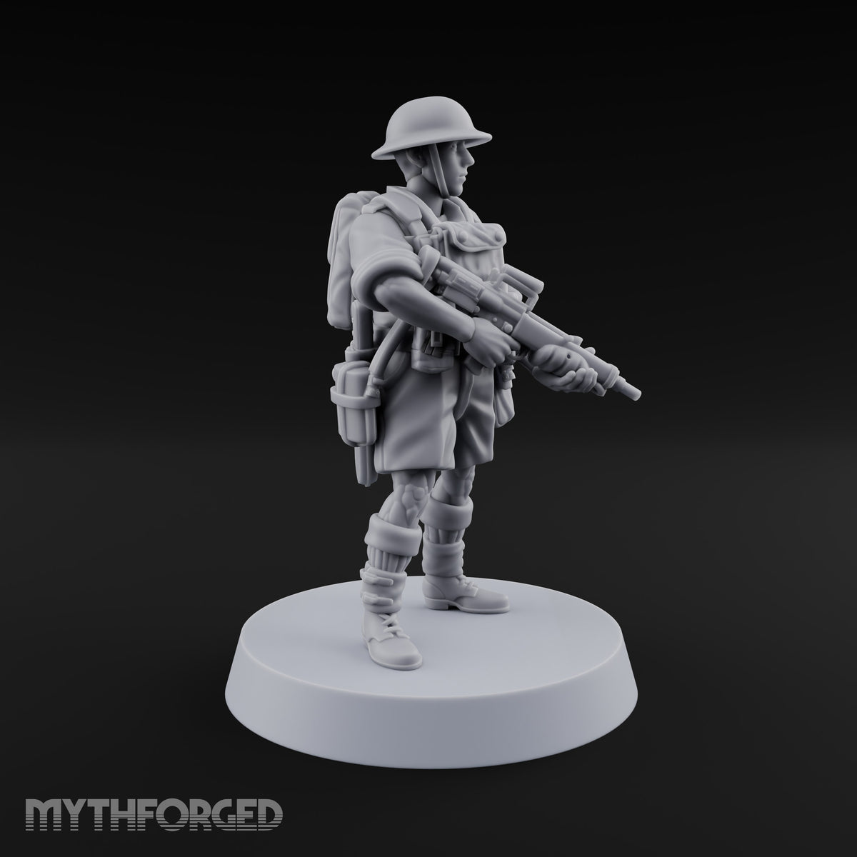 Sweeping the Perimeter Human Bullpup Rifleman E