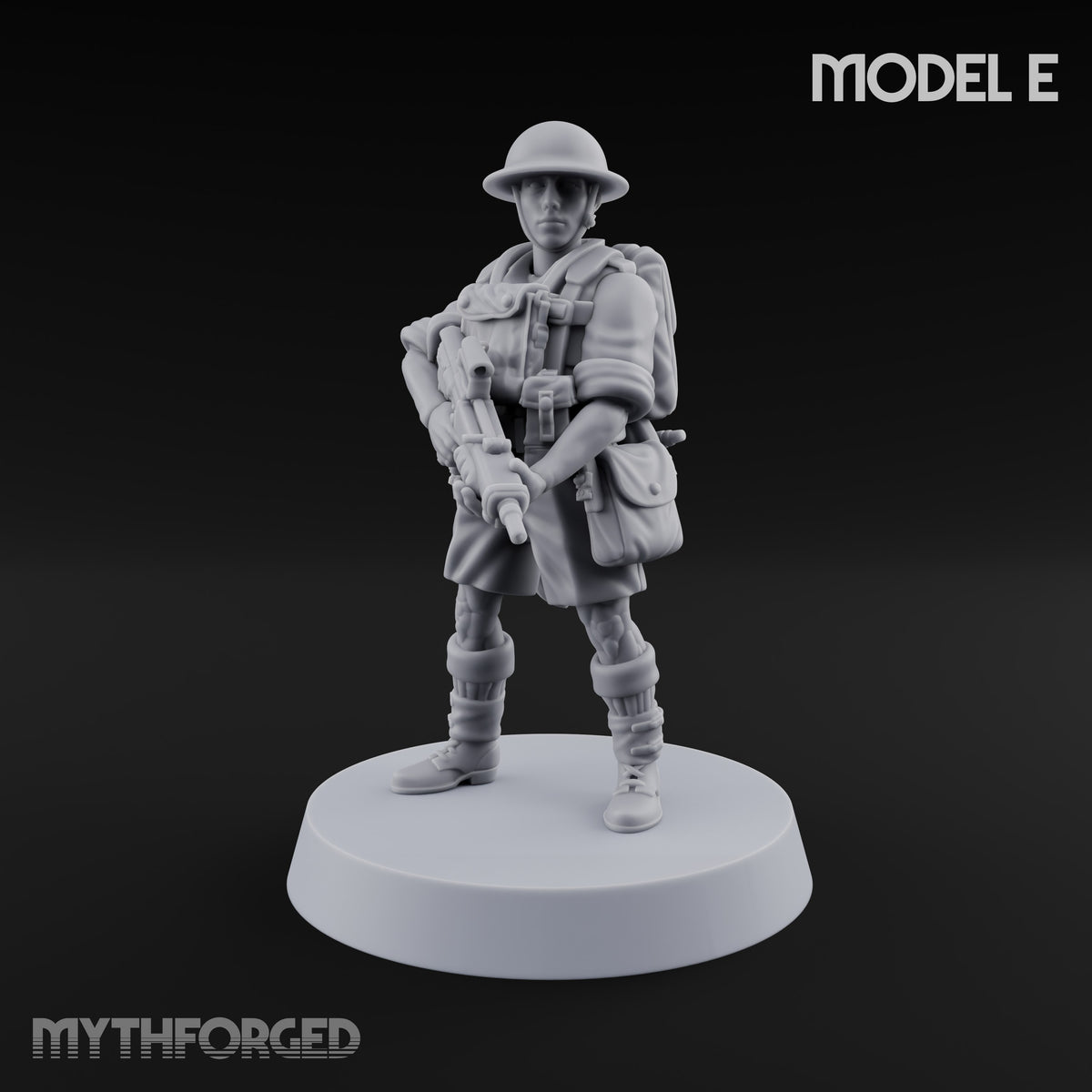 Sweeping the Perimeter Human Bullpup Riflemen — E