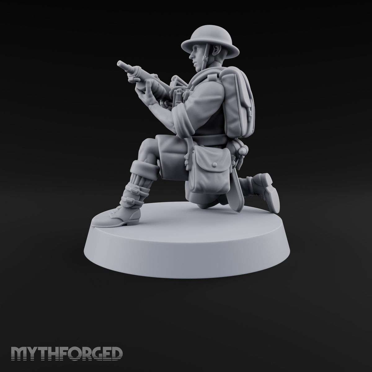 Sweeping the Perimeter Human Bullpup Rifleman I