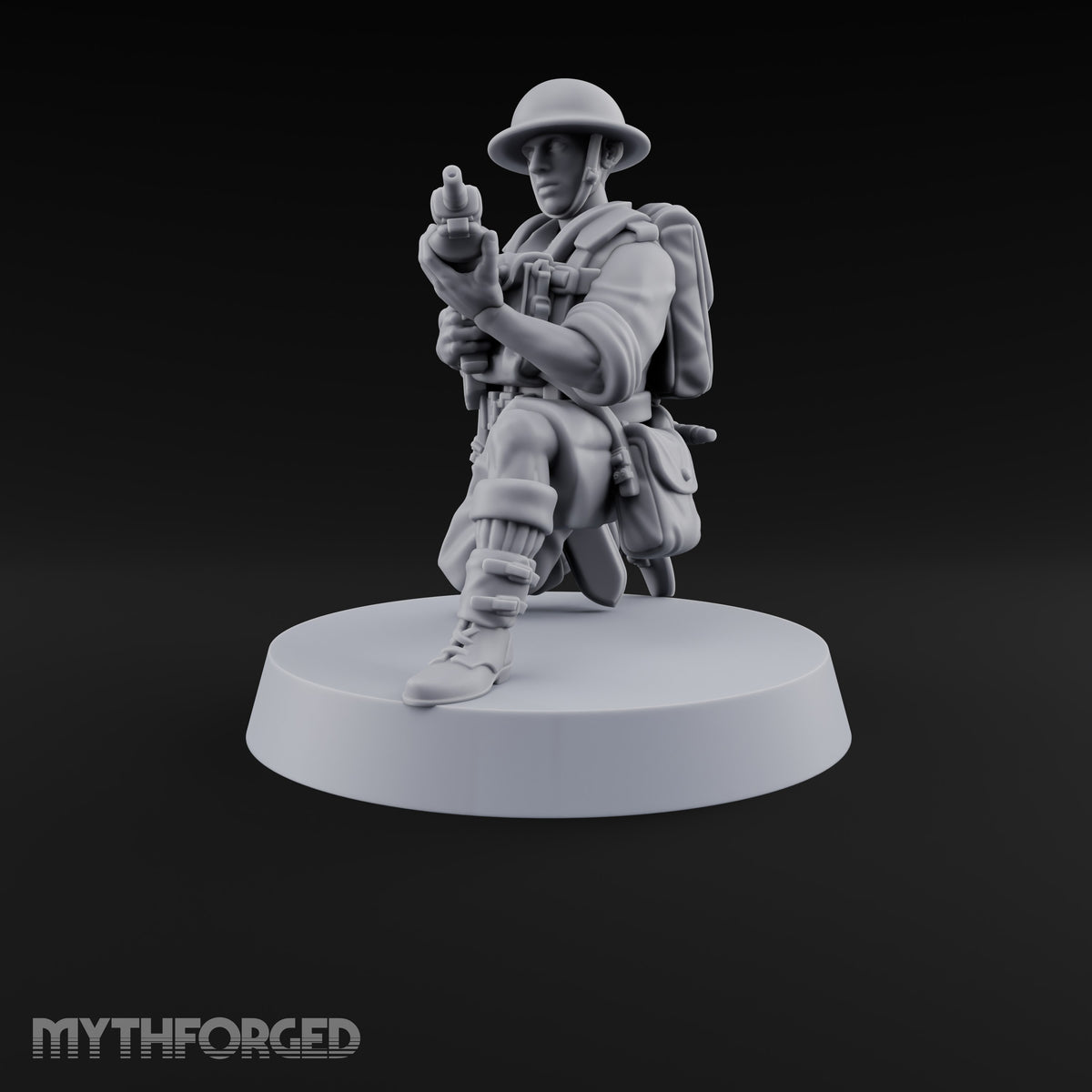 Sweeping the Perimeter Human Bullpup Rifleman I