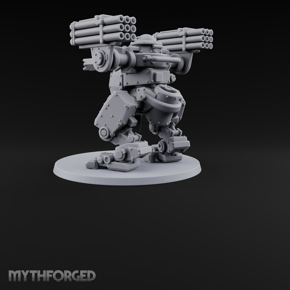 Rocket Racks Up, Stomp Down Warforged Bipedal Assault Walker