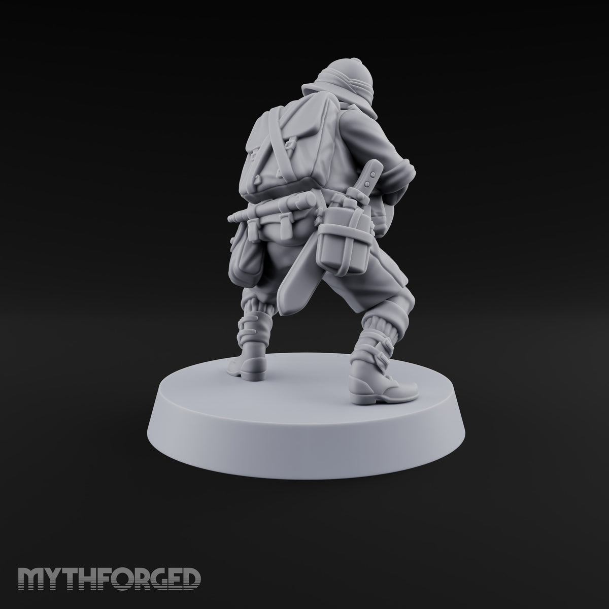 On Jungle Patrol Human Rifleman J