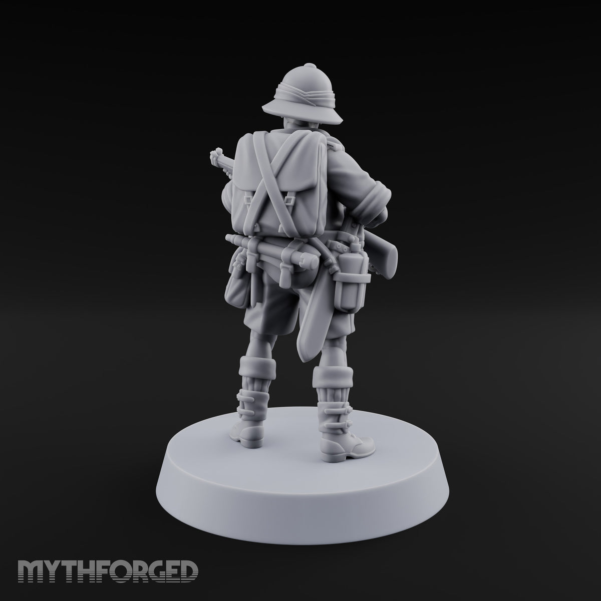 On Jungle Patrol Human Rifleman D