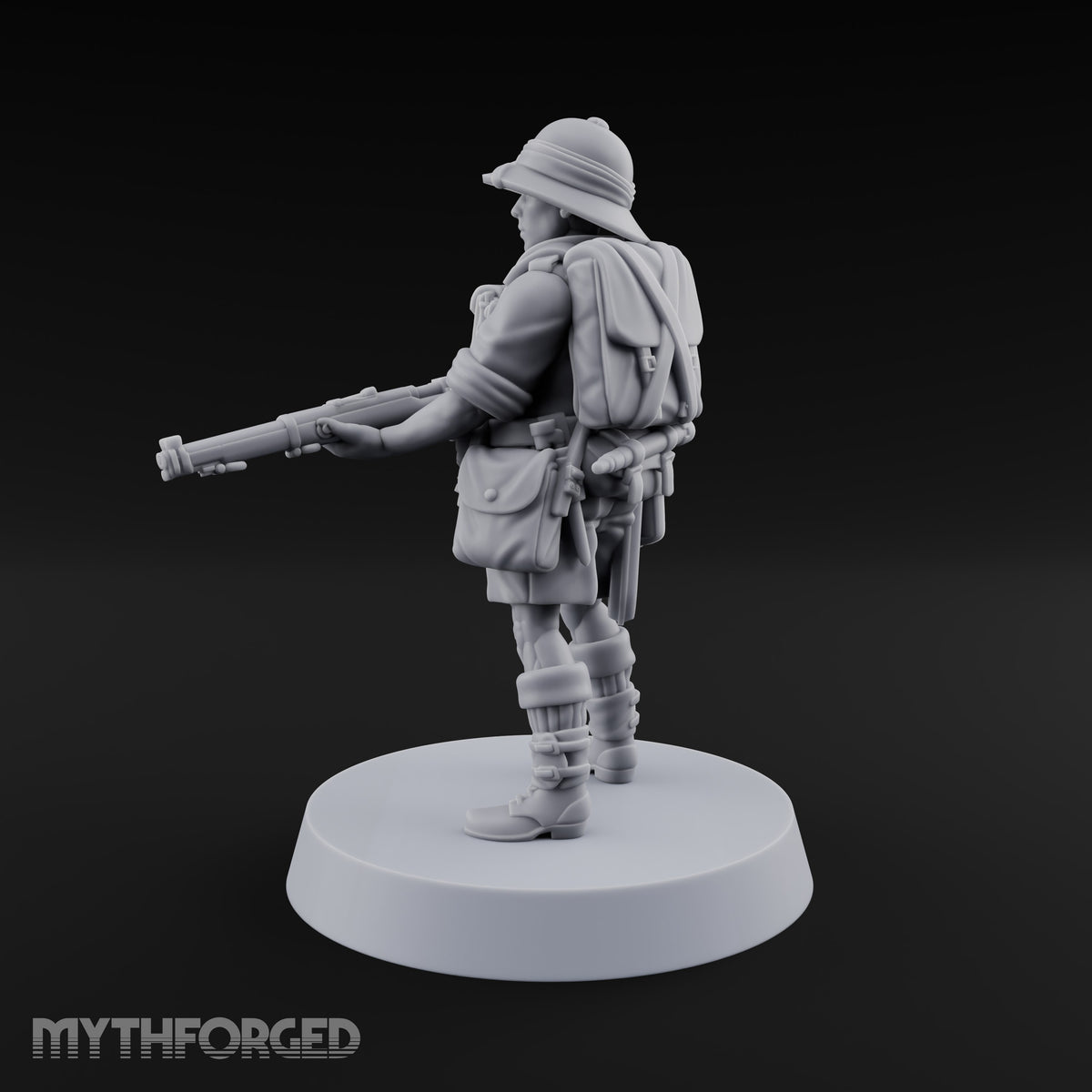 On Jungle Patrol Human Rifleman E