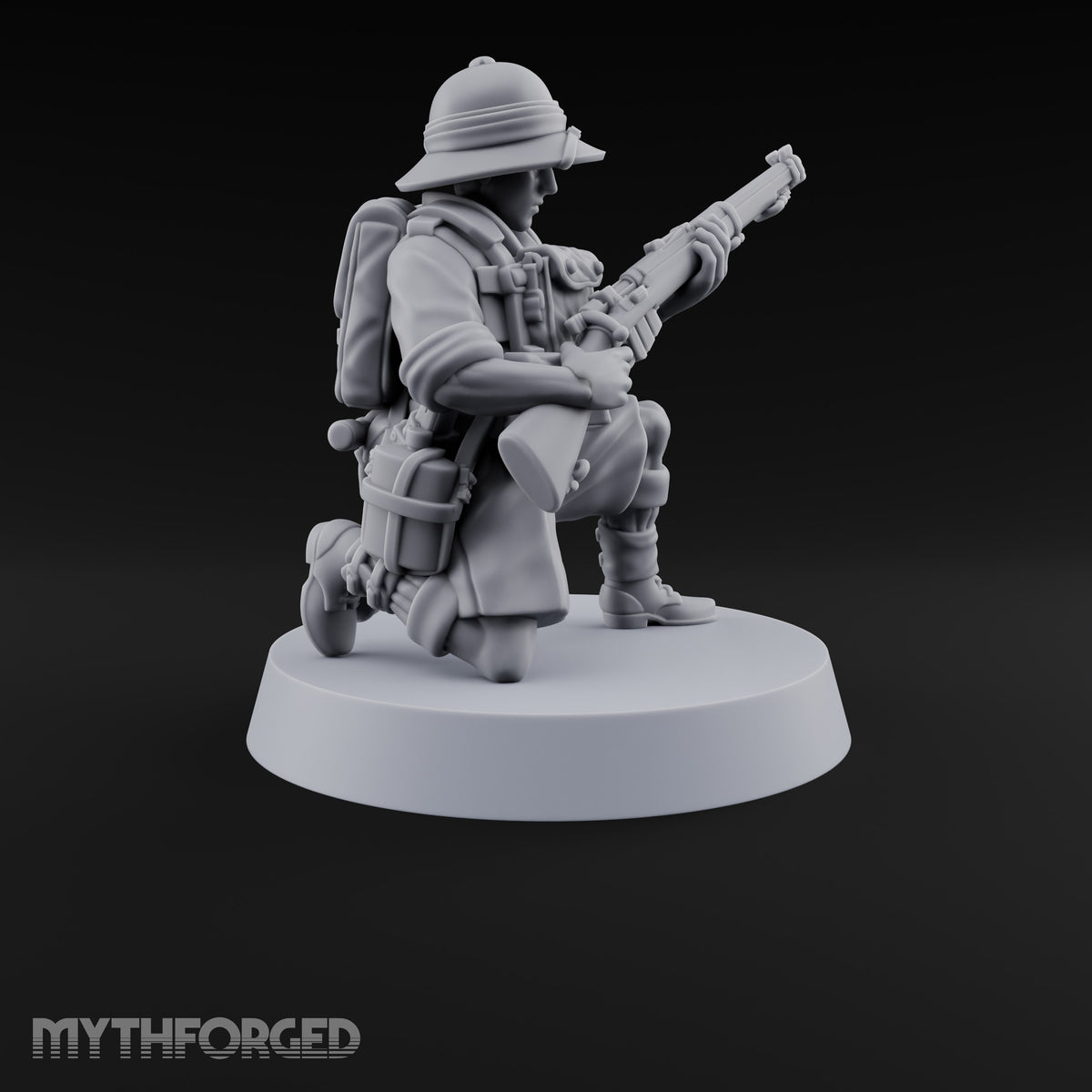On Jungle Patrol Human Rifleman G