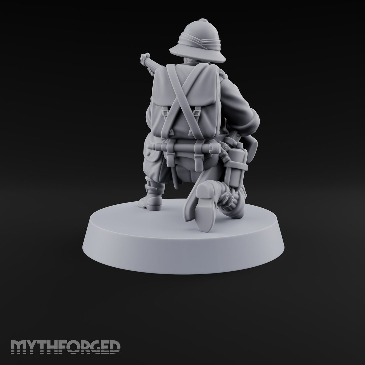 On Jungle Patrol Human Rifleman G