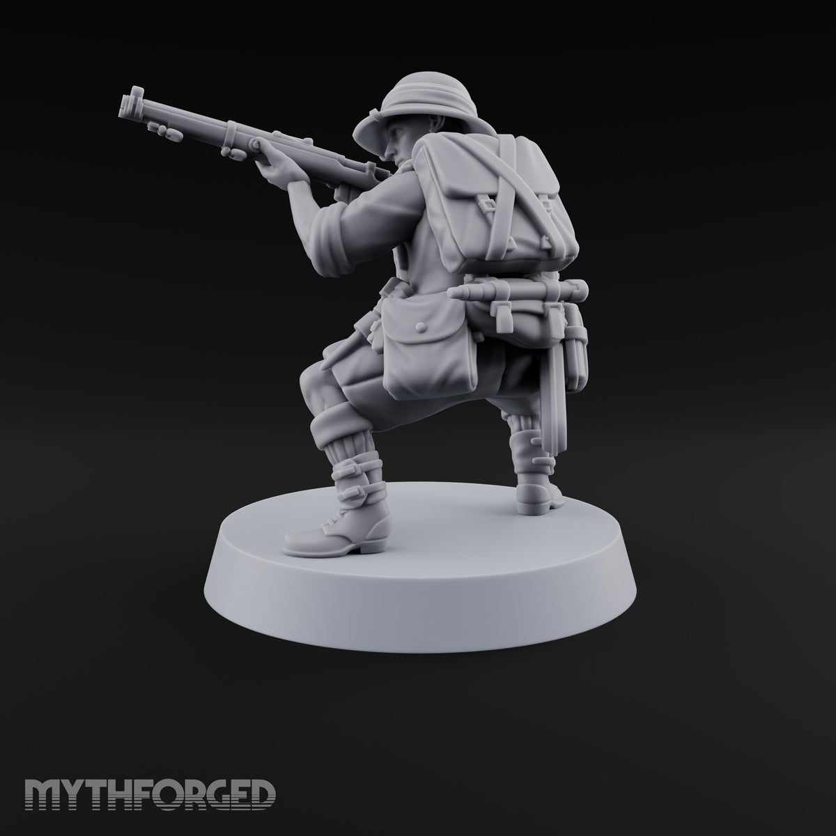 On Jungle Patrol Human Rifleman H