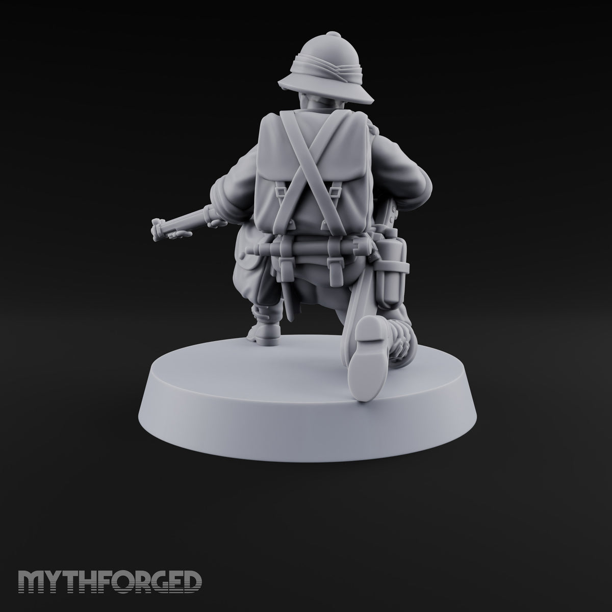 On Jungle Patrol Human Rifleman I