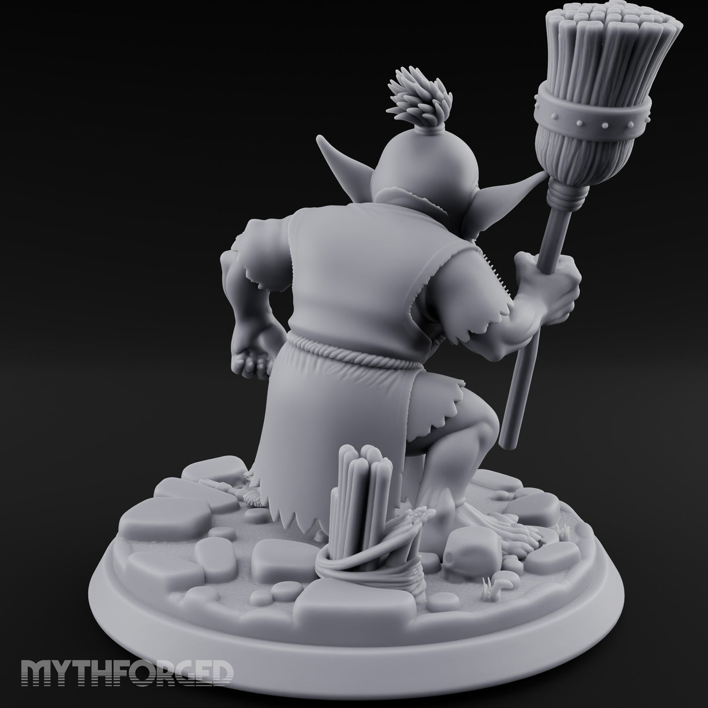 Broom Clutching Sneering Goblin Janitor gallery 5