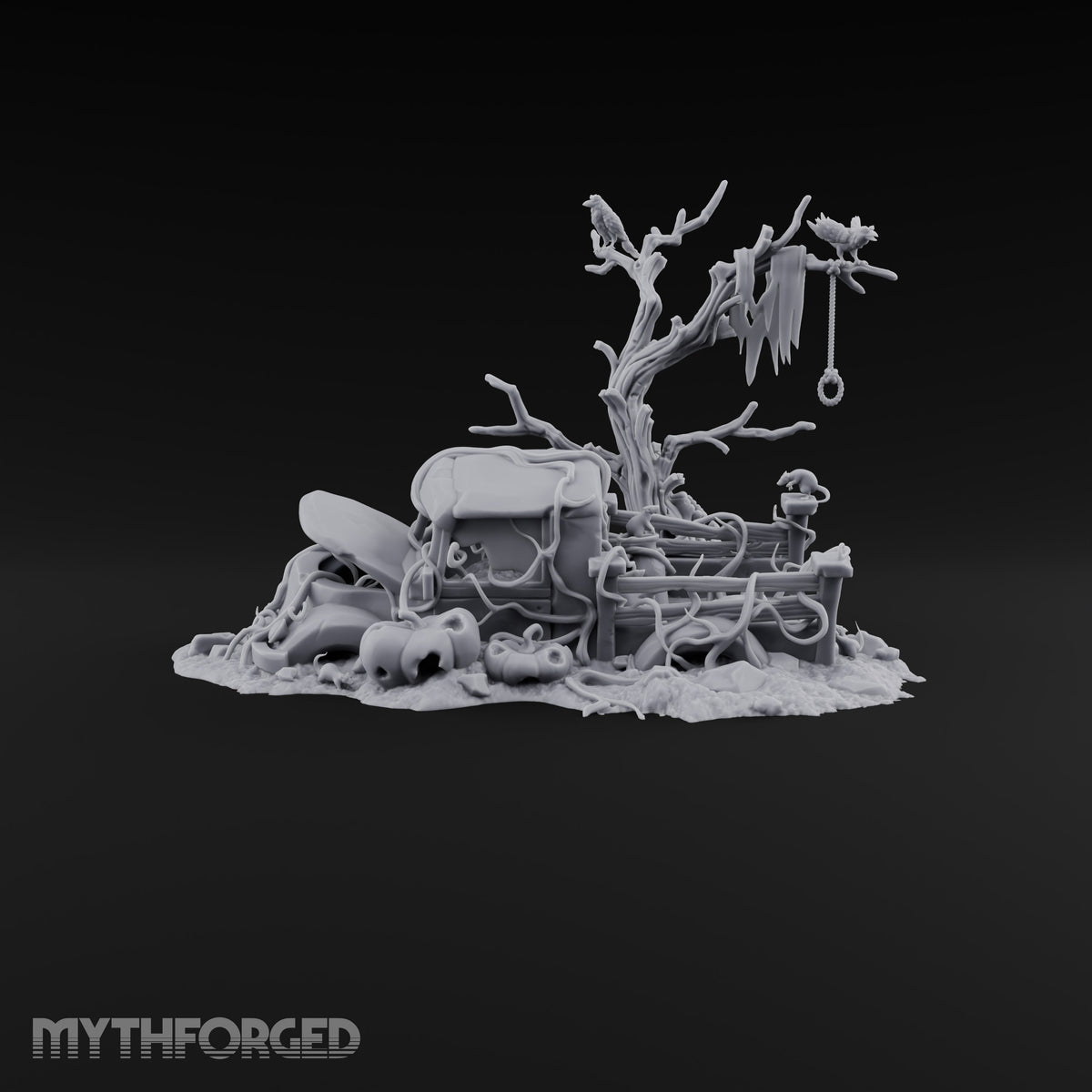 Nobody Left to Cut the Rope Buried Truck Wreck