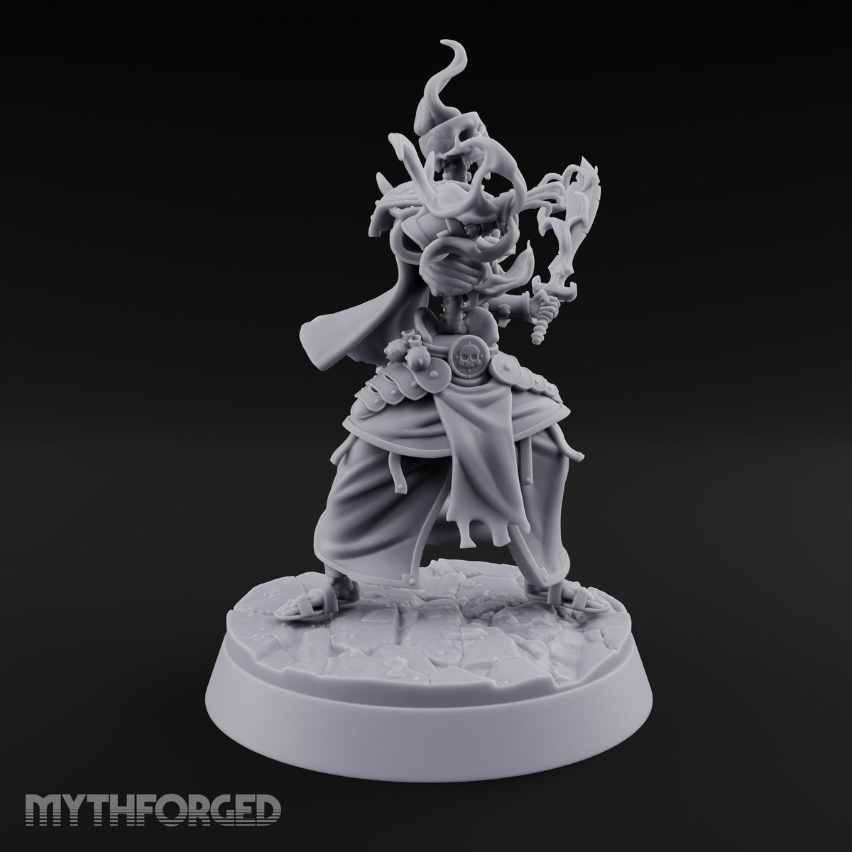 Skulls Aflame Skeleton Warrior A — Sword & Flame