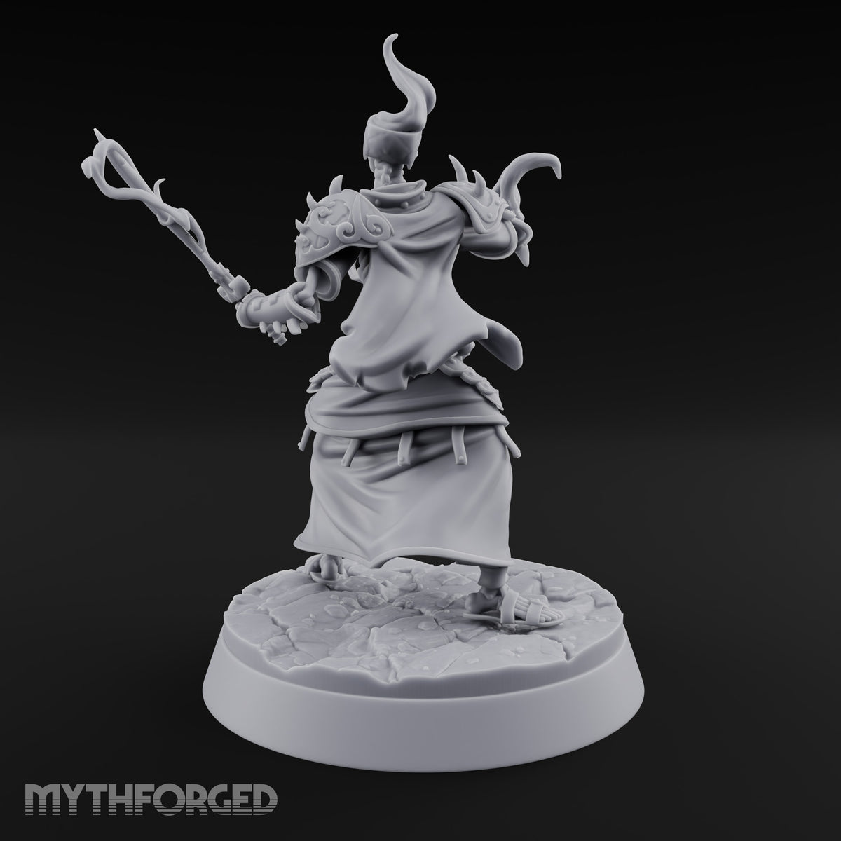 Skulls Aflame Skeleton Warrior A — Sword & Flame