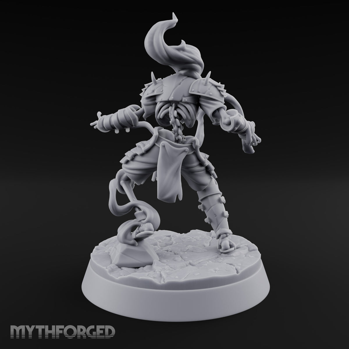Skulls Aflame Skeleton Warrior B — Flame Hands