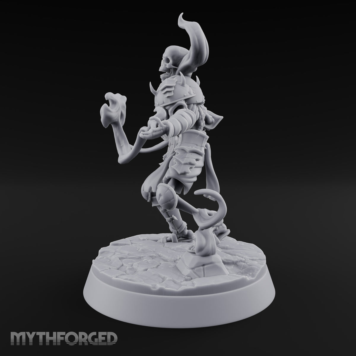 Skulls Aflame Skeleton Warrior B — Flame Hands