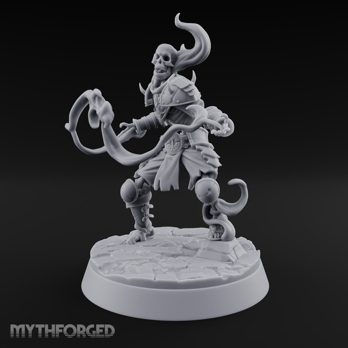 Skulls Aflame Skeleton Warrior B — Flame Hands
