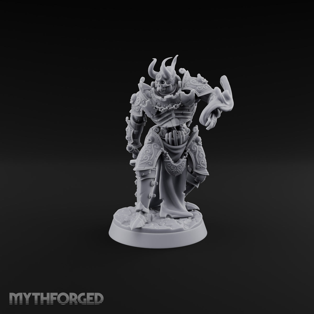 Skulls Aflame Skeleton Warrior E
