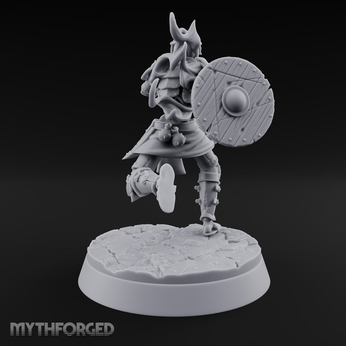 Skulls Aflame Skeleton Warrior C — Sword & Shield