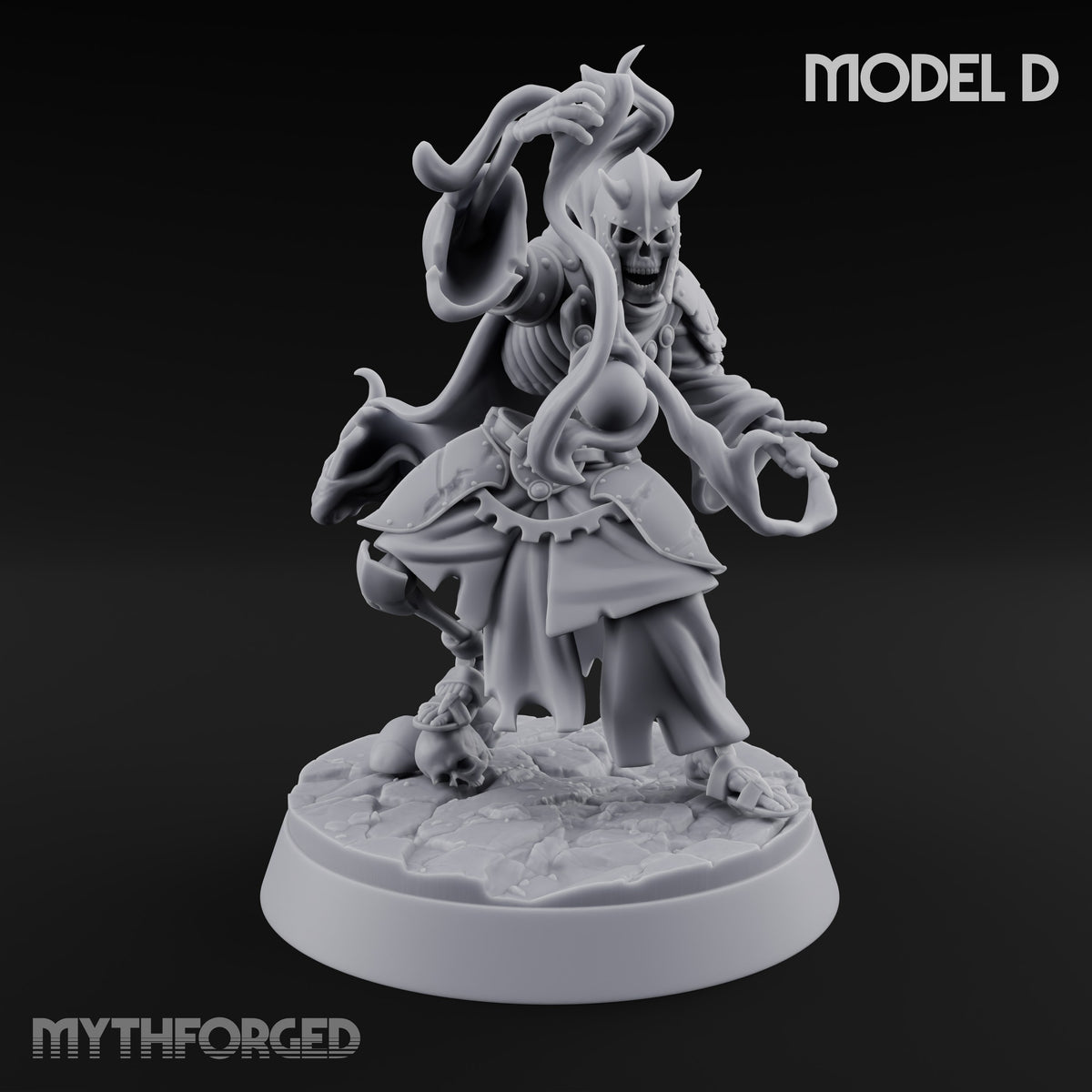 Skulls Aflame Skeleton Warrior D — Flame Orb